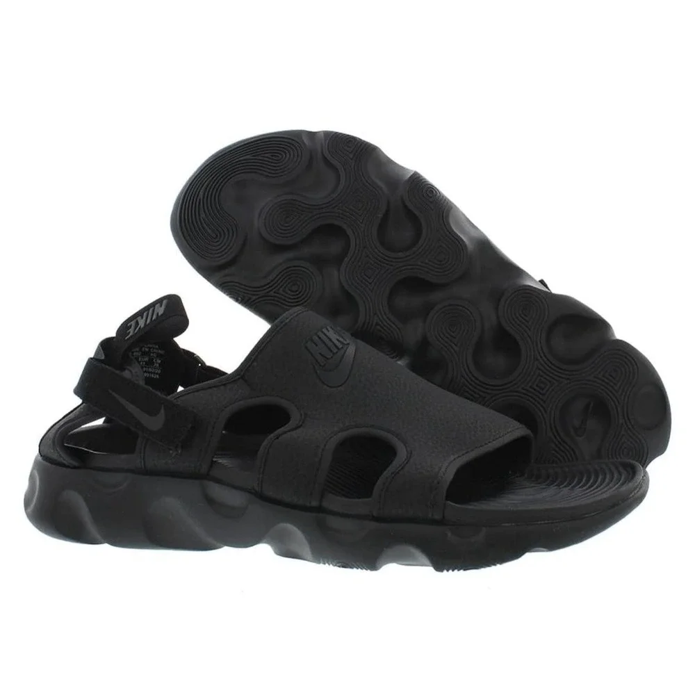 Nike Owaysis Sandals Shoes Mens Size 18 Black Slide Sport CT5545-002 Swim‎ Pool
